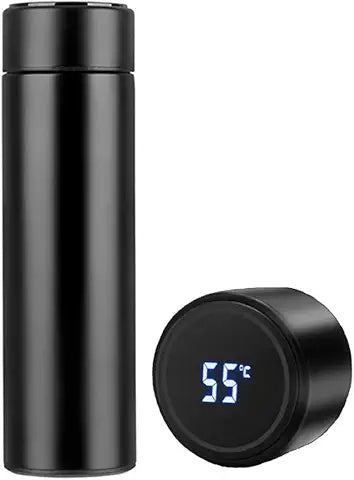 Temperature Water Bottle, LED Temperature Display, Hot Cold Vacuum Flasks, stainless Steel Thermos, LED 500ML Smart Thermos