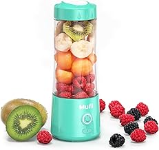 Aiwa USB Rechargeable Juicer Blender 4 Blades Electric Blender Mini Portable Personal Size Juicer Cup USB Rechargeable Mixer 380ml Food Grade Water Bottle Portable Fruit Juicer Machine