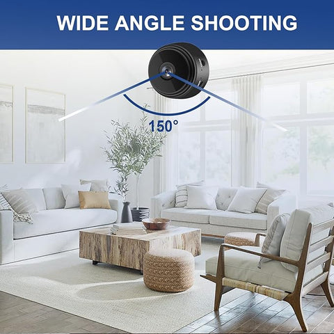 Mini wireless surveillance camera, WiFi, security monitoring, remote monitor, camera, smart home, A9