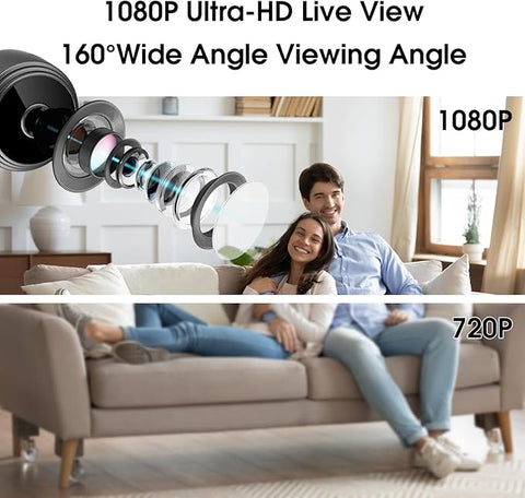 Mini wireless surveillance camera, WiFi, security monitoring, remote monitor, camera, smart home, A9